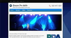Desktop Screenshot of bensonproaudio.com